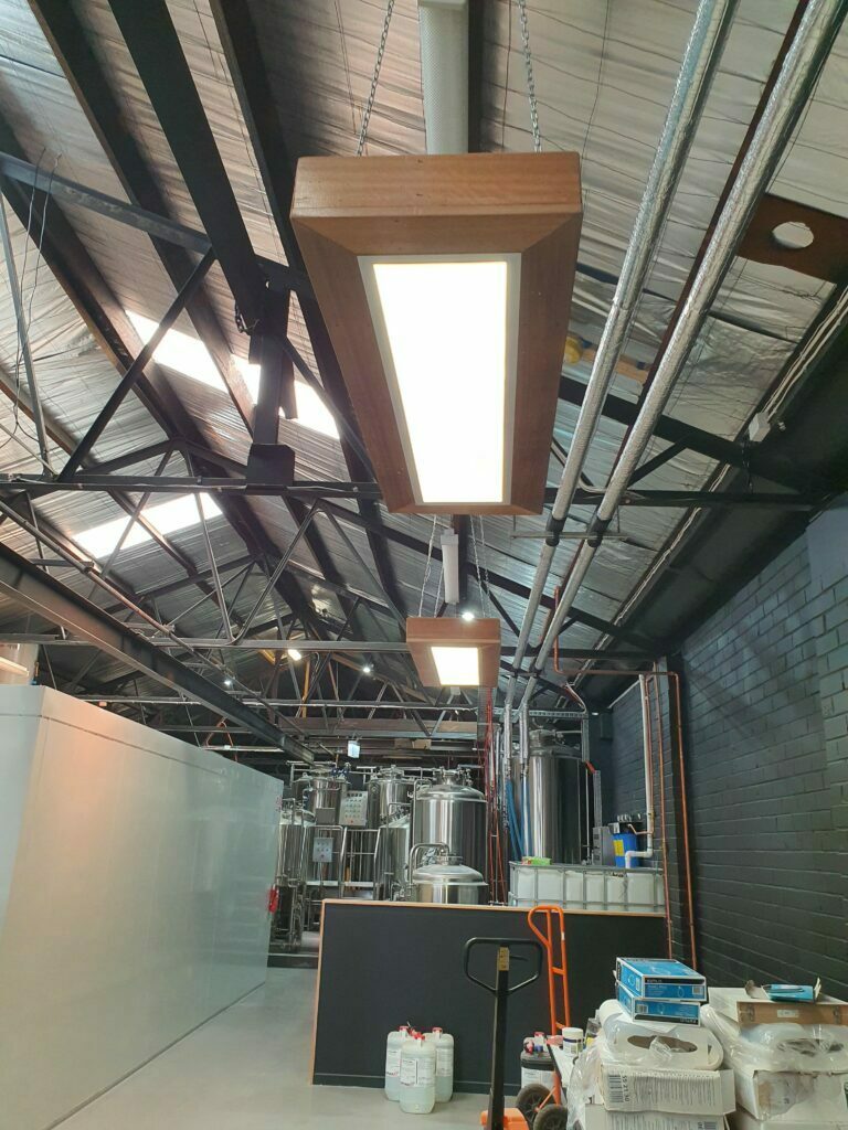 2021 - Beer Squad - 595x1195 - SLW install photo #2 Solar LED Lighting