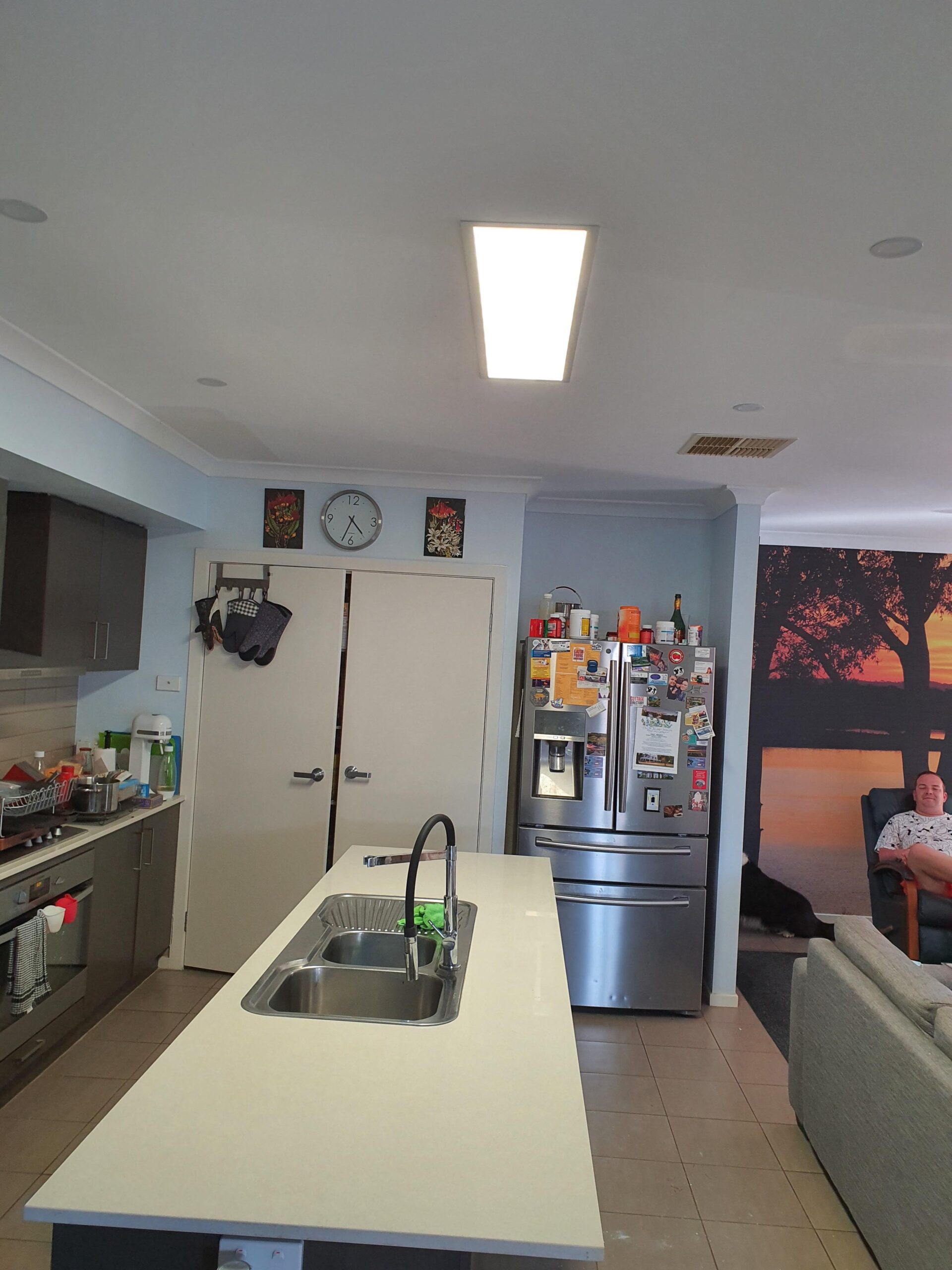 2021 - Eyensbury Victoria install #2 Solar Lighting - Kitchen
