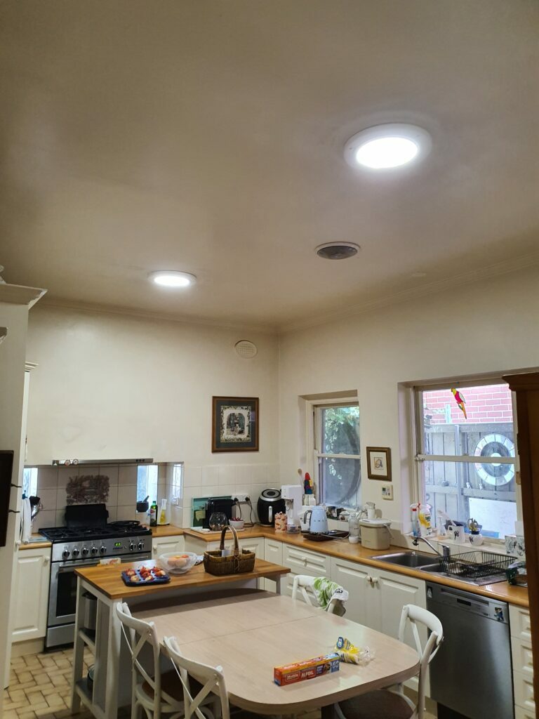 Mark installed 4.3.22 Solar Lighting - Kitchen